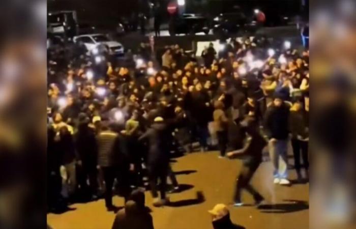 The arrival of two French influencers causes unrest at the Atomium: the police had to use water cannons