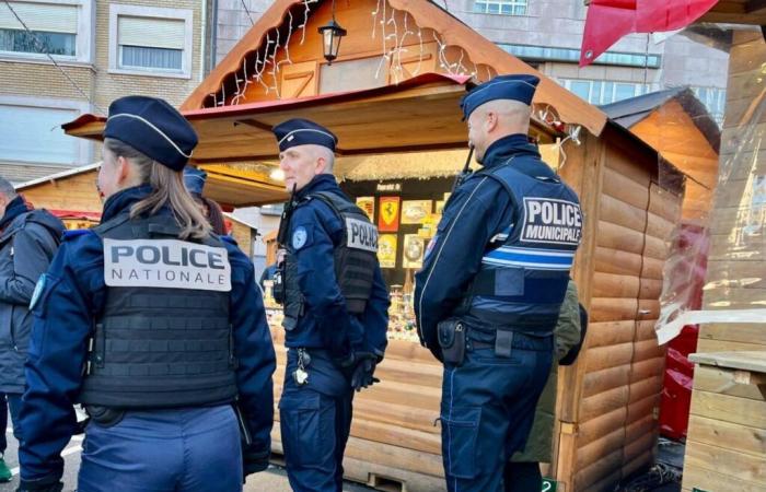 reinforced security in Mulhouse on the Christmas market