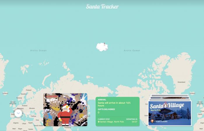 Follow Santa Claus live in 2024 with Google or Norad!