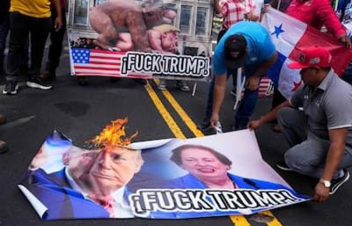 “Hands off the canal”: demonstration against Trump in Panama