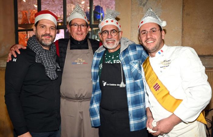 Didier Saba Launches his 2024 Christmas Ball with the chefs of Pétanque des Toqués –