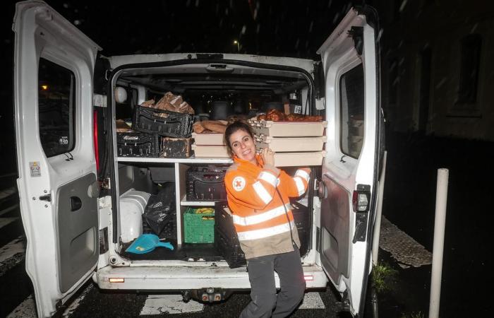 Red Cross marauders celebrate New Year's Eve in the streets with the most deprived