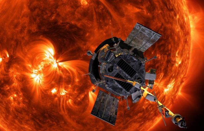 The “Parker” space probe, launched by NASA, came closest to the Sun, a little over 6 million kilometers away