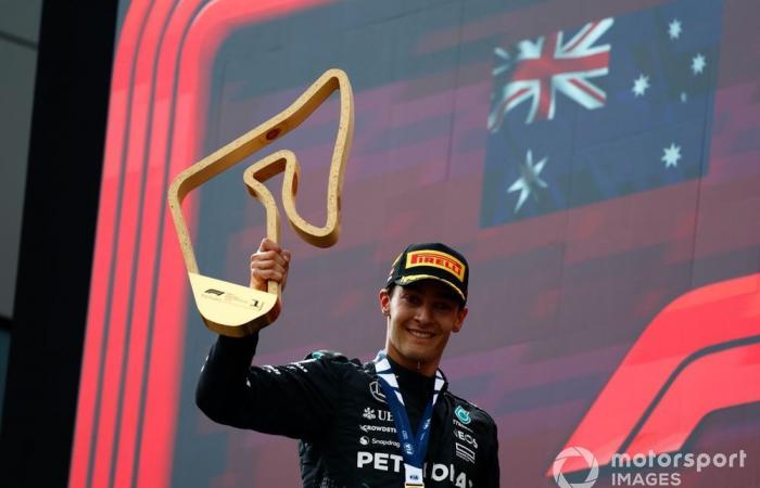 The trophies of the 2024 Formula 1 season