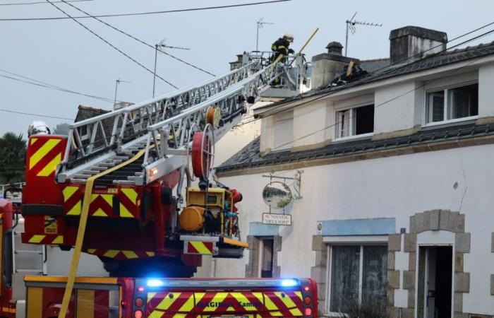 “The flames were coming out through the roof”: in Bono, a violent fire broke out in a lodge