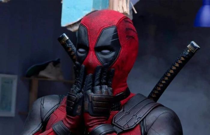 Deadpool is interrupted while telling a story at Disney parks and his reaction is straight out of a movie