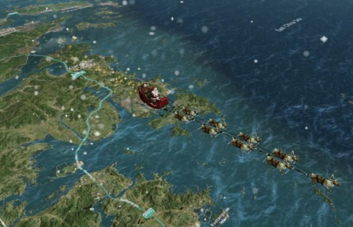 Tracking Santa Claus 2024: Follow him live with Norad and Google!