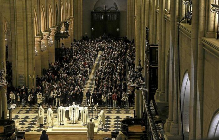 Notre-Dame de Paris celebrates Christmas for the first time since the fire