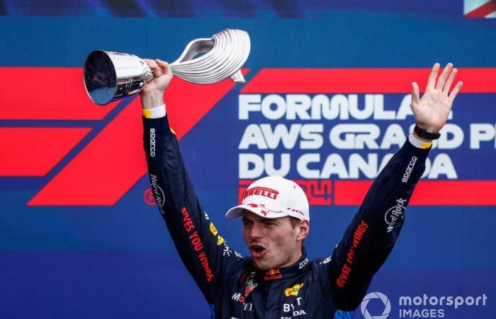 The trophies of the 2024 Formula 1 season