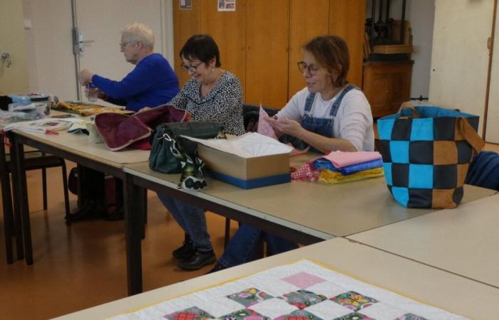 Seamstresses from Vire Normandy make 200 blankets for very premature babies at Caen University Hospital