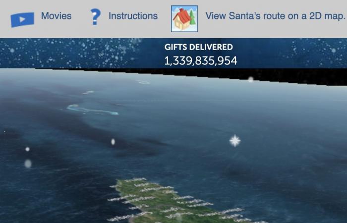 Tracking Santa Claus 2024: Follow him live with Norad and Google!