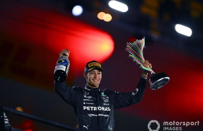 The trophies of the 2024 Formula 1 season