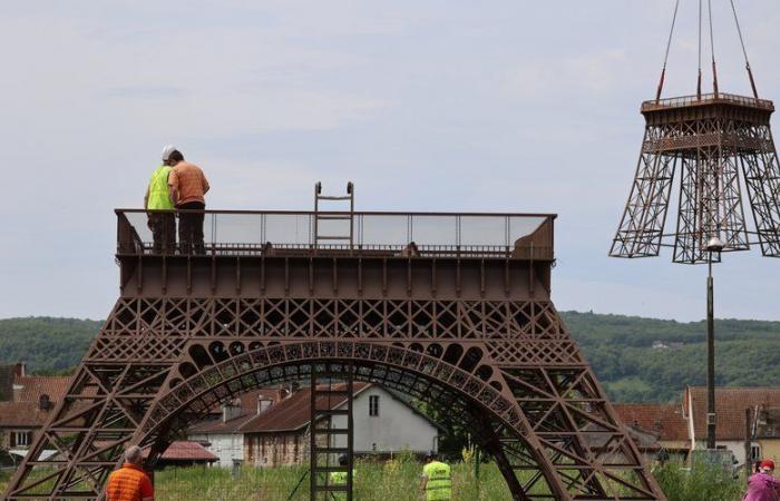 The unusual facts of 2024 in Aveyron: when the “Eiffel Tower” joined the town center of Capdenac