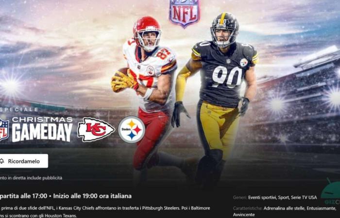 Netflix launches itself into live sporting events: live NFL also debuts in Italy