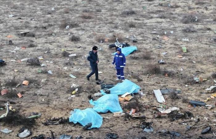 Azerbaijan Airlines plane crashes in Kazakhstan, near the city of Aktau, killing at least 38 people