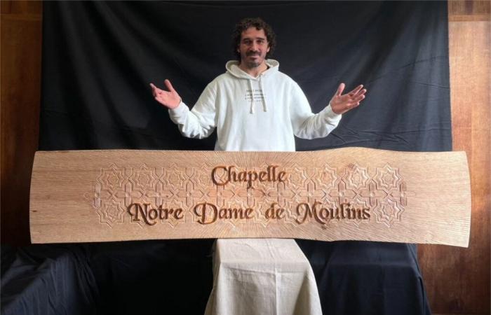 This Muslim sculptor created the sign of the Notre-Dame de Moulins chapel in Lille