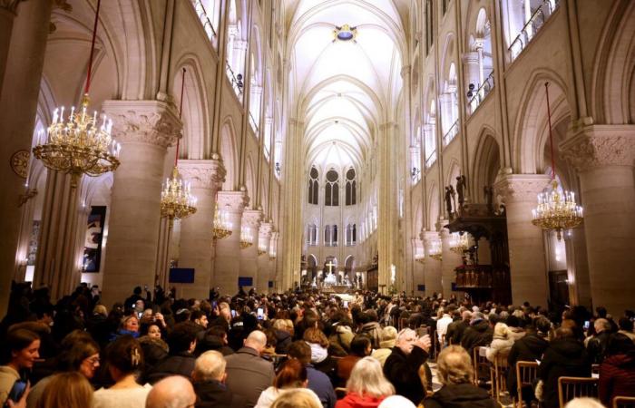 Notre-Dame de Paris hosted its first midnight mass since the 2019 fire