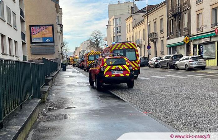 A fire breaks out on Christmas morning on avenue Général Leclerc in Nancy: four injured