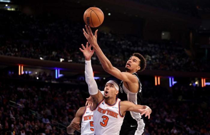 Despite a great Victor Wembanyama, the Spurs lose to the Knicks on Christmas Day