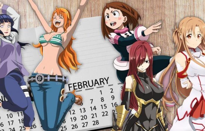 tell us your month of birth, we will tell you which female anime character you are