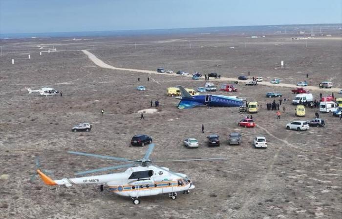 Azerbaijan Airlines plane crashes in Kazakhstan, near the city of Aktau, killing at least 38 people