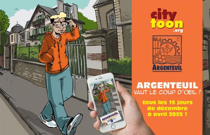 This town in Val-d'Oise is told in a digital comic book