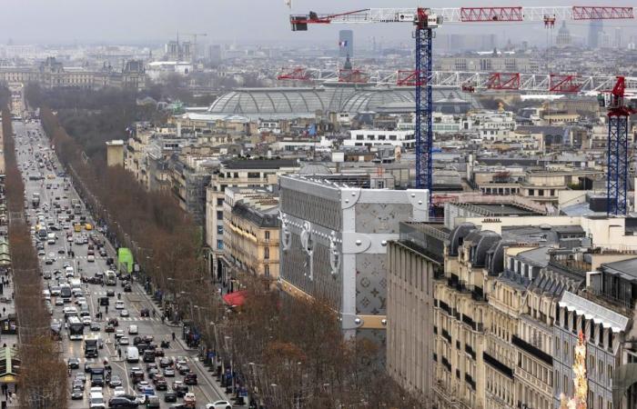 Elected environmentalists file an appeal to have the giant LVMH trunk removed from the Champs-Élysées