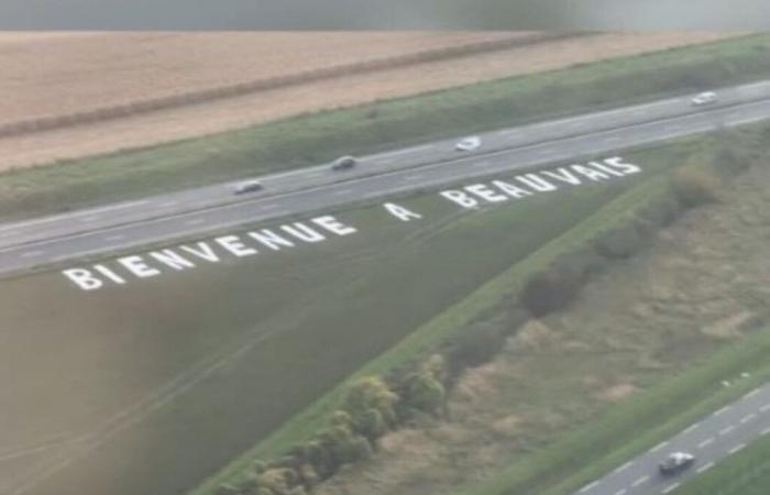 “Welcome to Beauvais”, this joke seen from the sky created a buzz on social networks