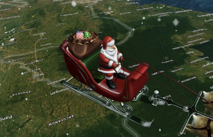 Tracking Santa Claus 2024: Follow him live with Norad and Google!