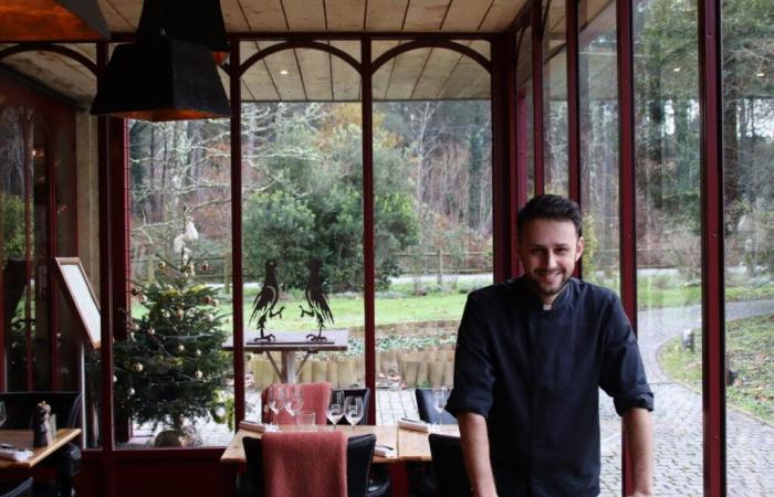 In Gironde, he is the new chef of the restaurant of this castle