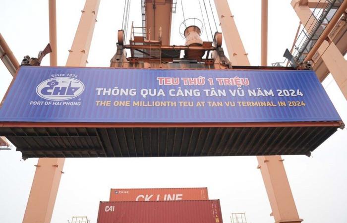 Tan Vu Port Reaches Million TEU Milestone for Fourth Consecutive Year – Vietnam Maritime Corporation-VIMC