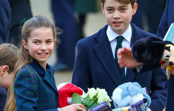 Prince George joined forces with his sister Charlotte for Christmas, a moment immortalized on video!