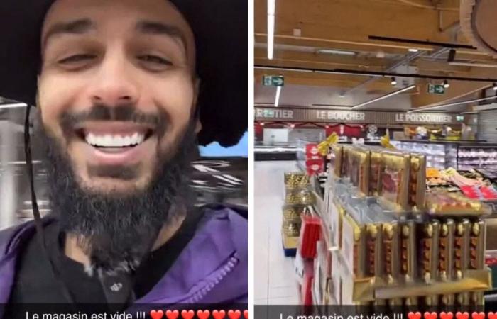 Lyon. This internet star privatizes an Intermarché on Christmas Day to buy gifts