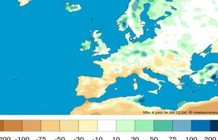 4-week weather trend: towards cooling in early January 2025