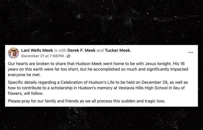 Hudson Meek’s Death Being Treated as Accident, No Foul Play Suspected