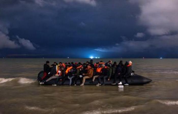 Off the coast of Pas-de-Calais, 107 migrants were rescued at Christmas