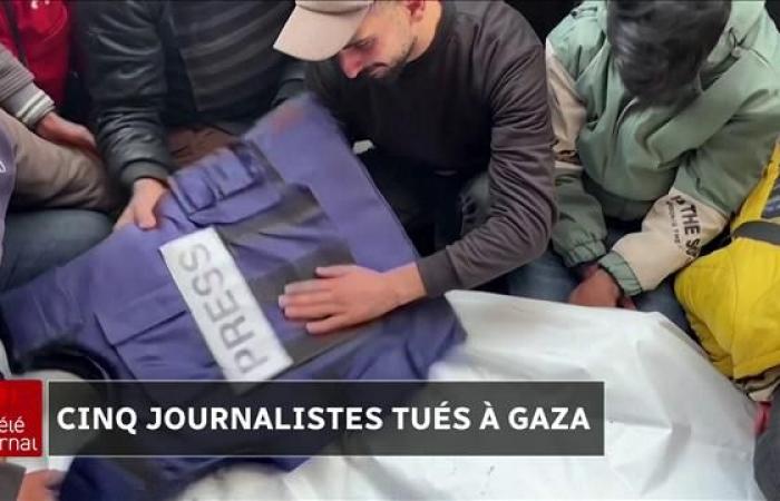 Five journalists killed in Israeli bombing, Gaza authorities say