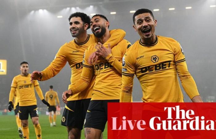 Wolves 2-0 Manchester United: Premier League – as it happened | Premier League