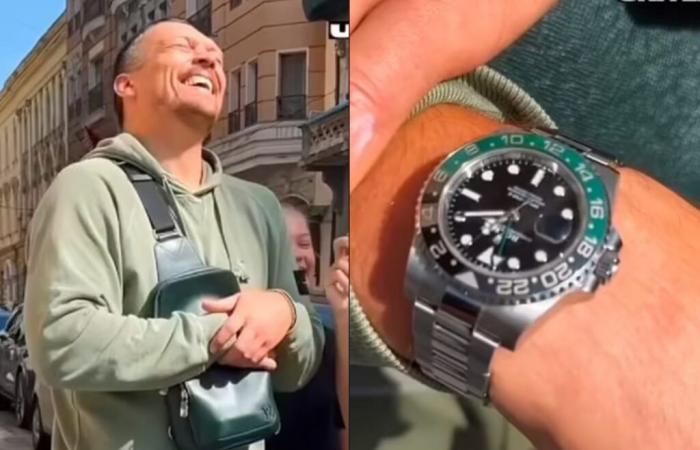 Oleksandr Usyk won €85M against Fury but he wears a fake €100 Rolex