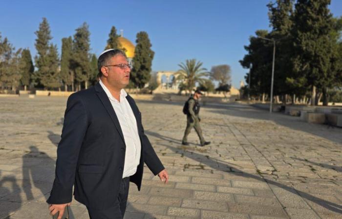 Itamar Ben Gvir Visits The Temple Mount Once Again