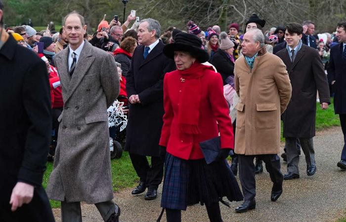 Princess Margaret's grandson presents girlfriend to King Charles III at Christmas service