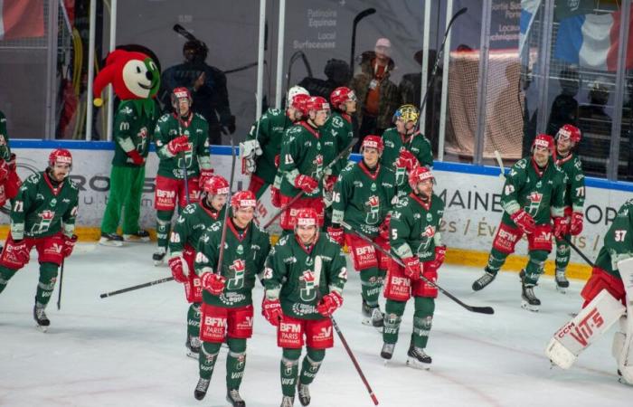 Cergy-Pontoise hockey players are celebrating their fifth season in the elite