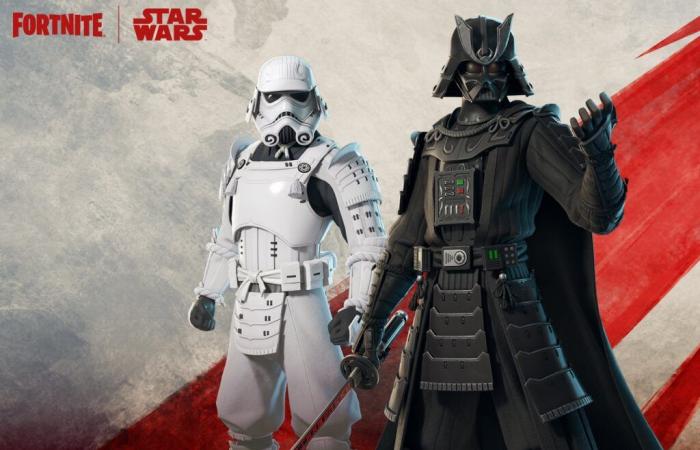 For the end of year holidays, Fortnite launches the Star Wars Samurai collection