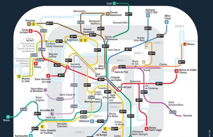 December 31: free transport all night in Île-de-France