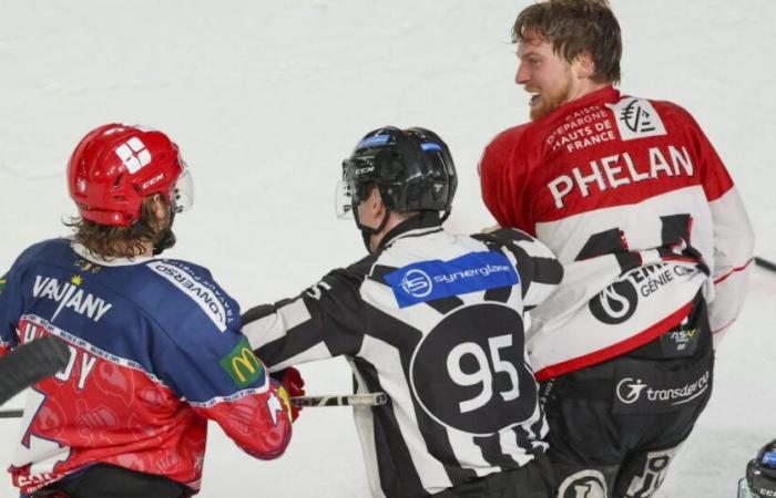 Ice Hockey – Magnus League. Brawl during Grenoble