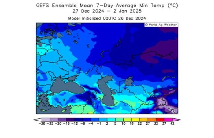 The climate in Russia is reassuring at the start of winter