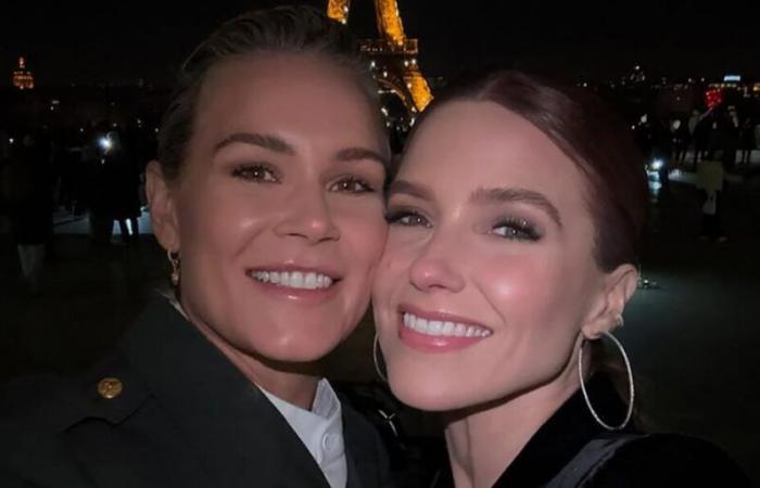 Sophia Bush and her partner Ashlyn Harris reveal photos of their crazy evening at Crazy Horse and their romantic trip to Paris