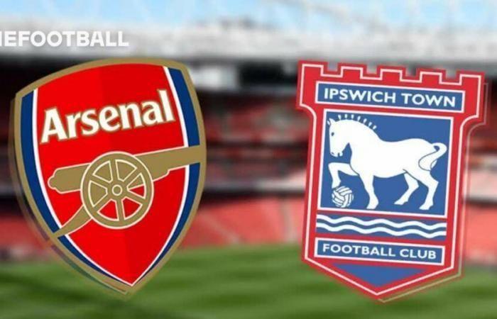 Arsenal squad confirmed to face Ipswich Town – Rice starts