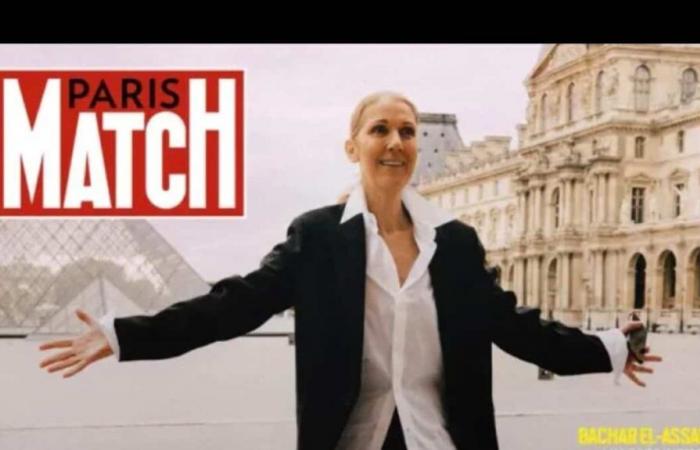 Céline Dion on the front page of “Paris Match”: the diva is preparing a month of concerts in Paris and two new albums, according to the French magazine