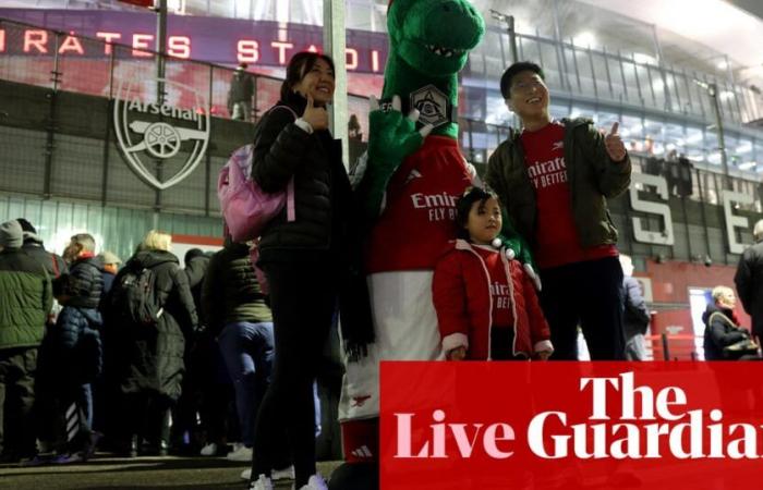 Arsenal v Ipswich: Premier League – live | Premier League